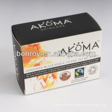 Offset printing soap packaging box
